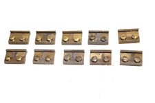 ML-Train 8100299 - 10 St&uuml;ck Schienenverbinder Messing Spur G Gleisbau