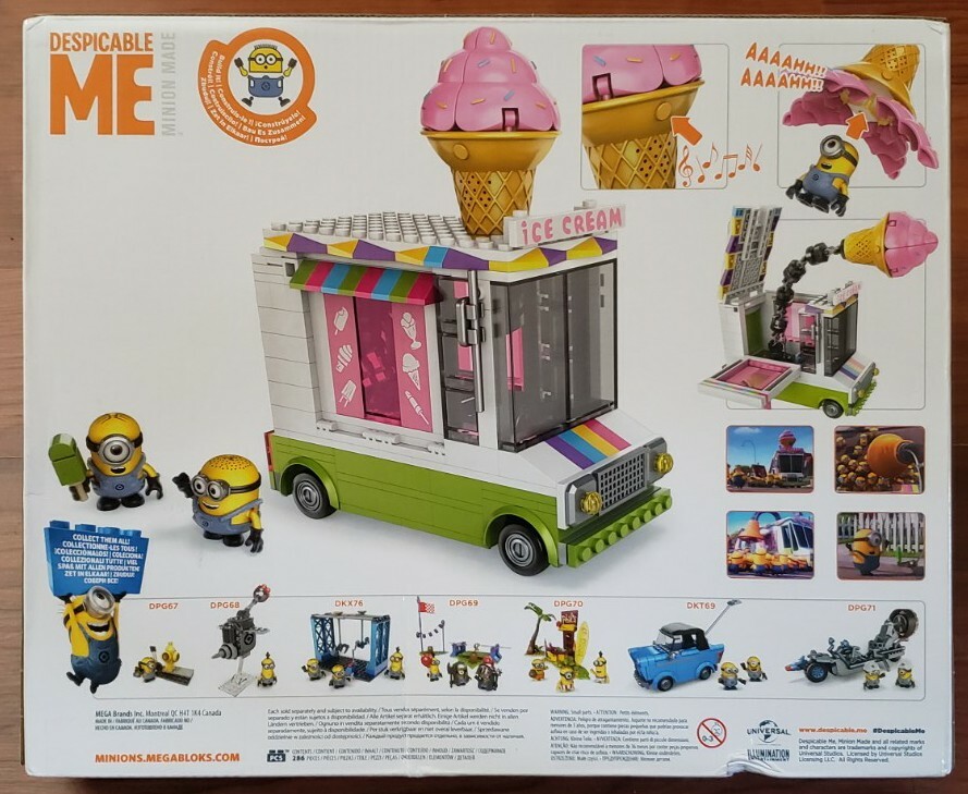 mega bloks despicable me ice cream truck