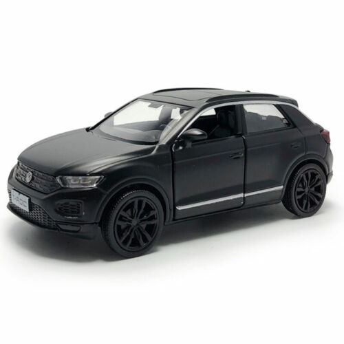 1/36 T-ROC SUV Die Cast Modellauto Spielzeug Kinder Sammlung Pull Back Schwarz - Bild 3 von 12