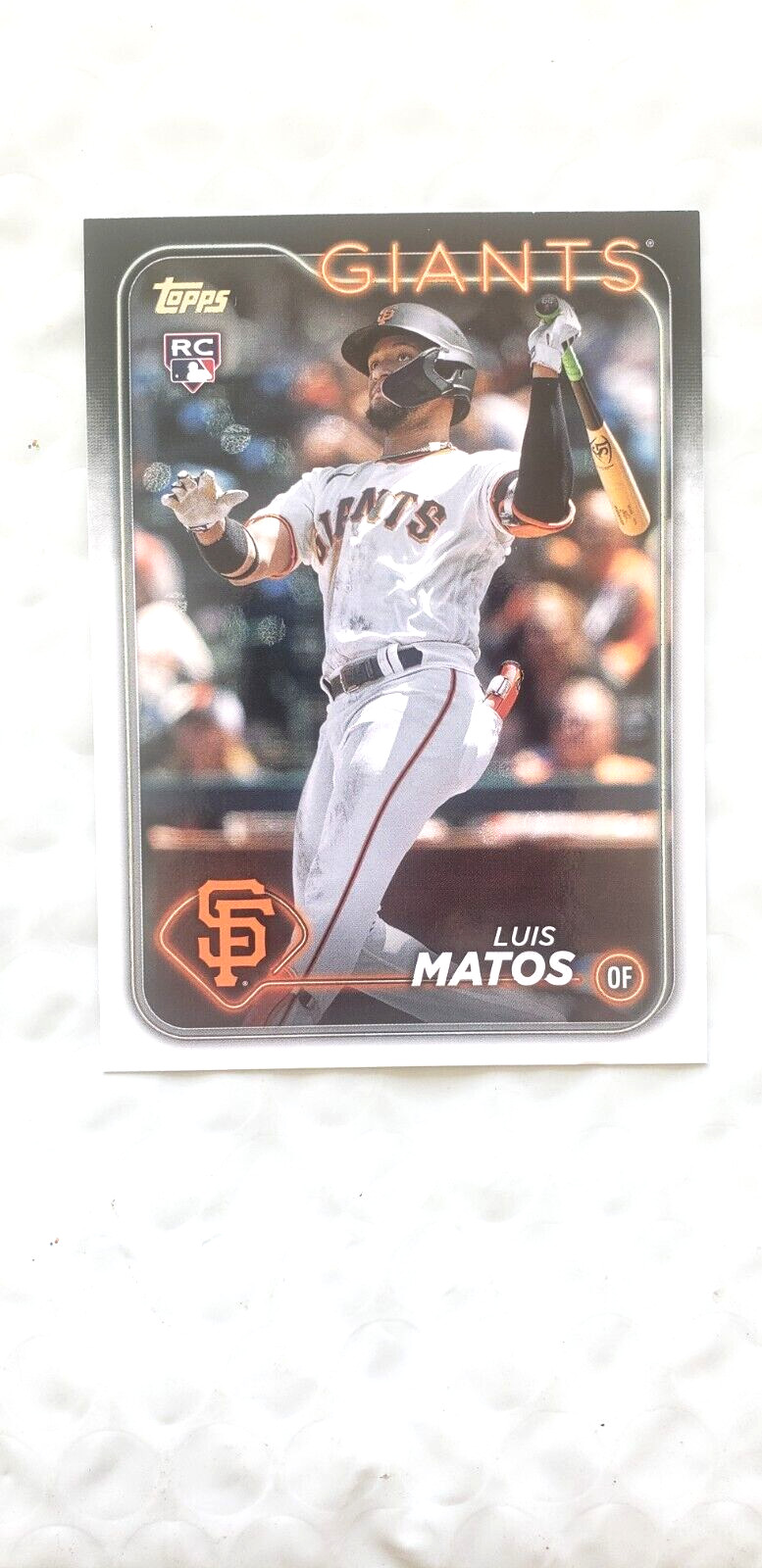 2024 TOPPS Series 1 - Luis Matos  - Rookie Card # 28 - NRMNT/MINT II