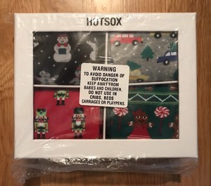 Hot Sox Womens Holiday Christmas 4 Pair Gift Box Set New Ebay