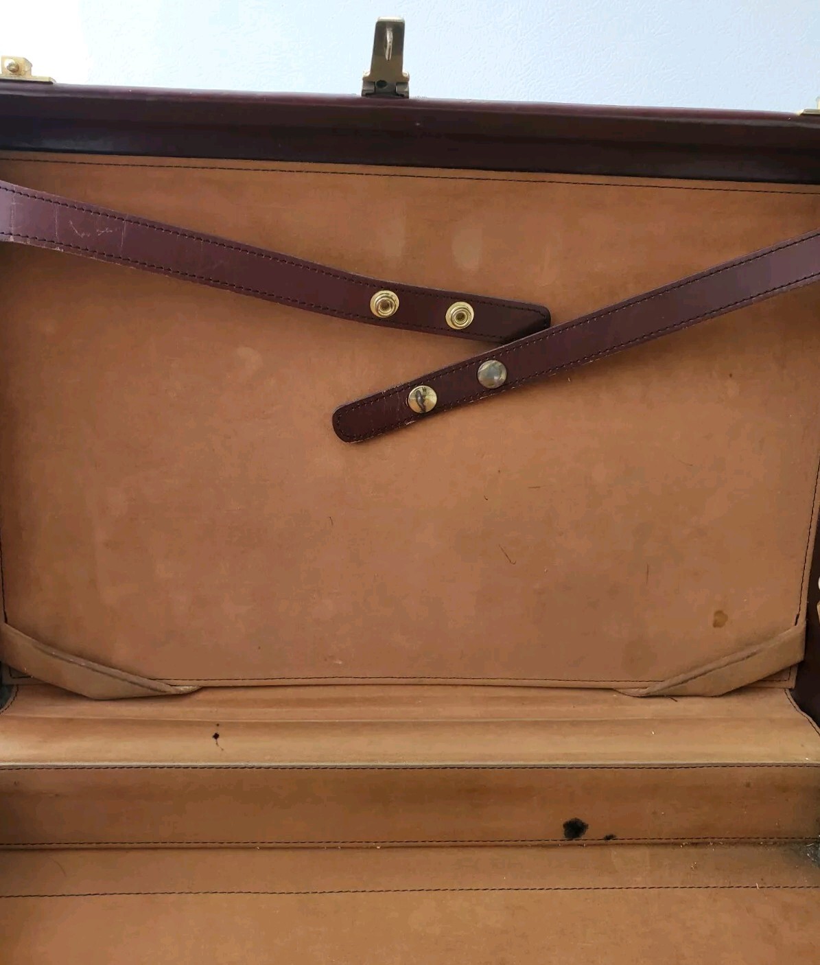 Schlesinger Brown Leather Hard Coded Briefcase | … - image 11