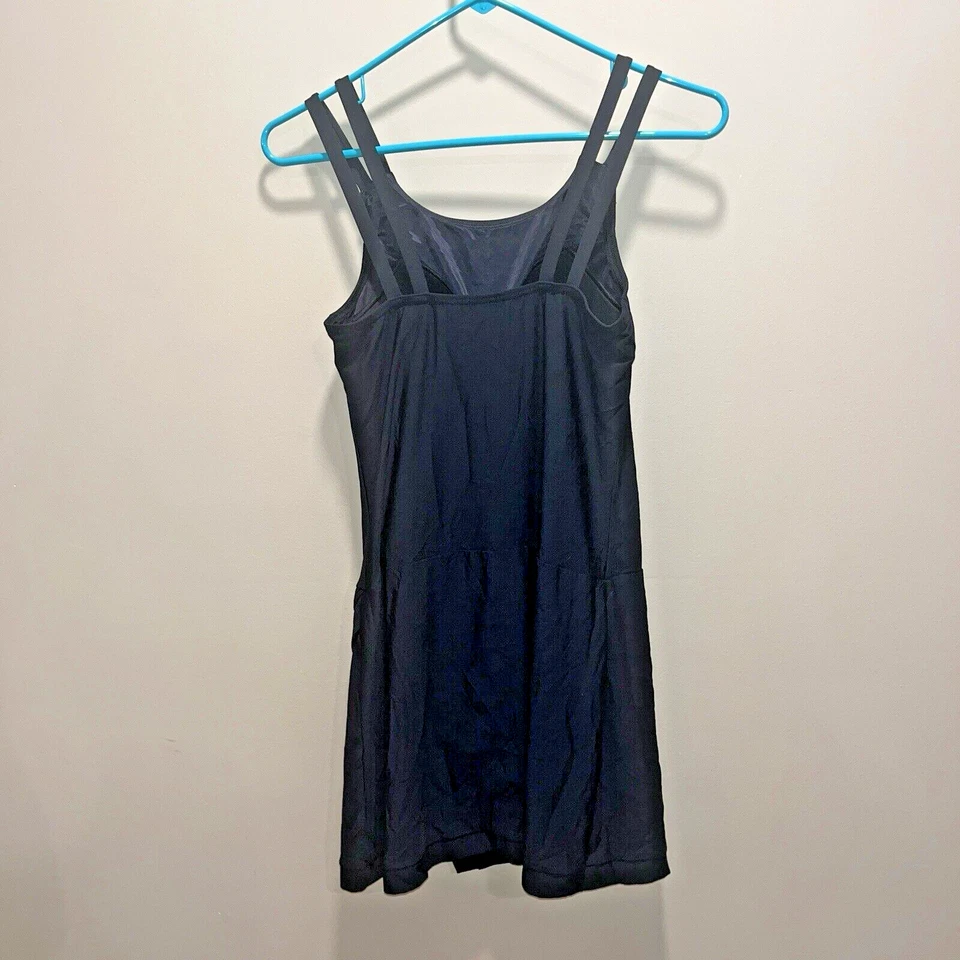 Traje de baño Lands End para mujer de una pieza falda negra 4 preppy modesto clásico mínimo Foto 2 de 4