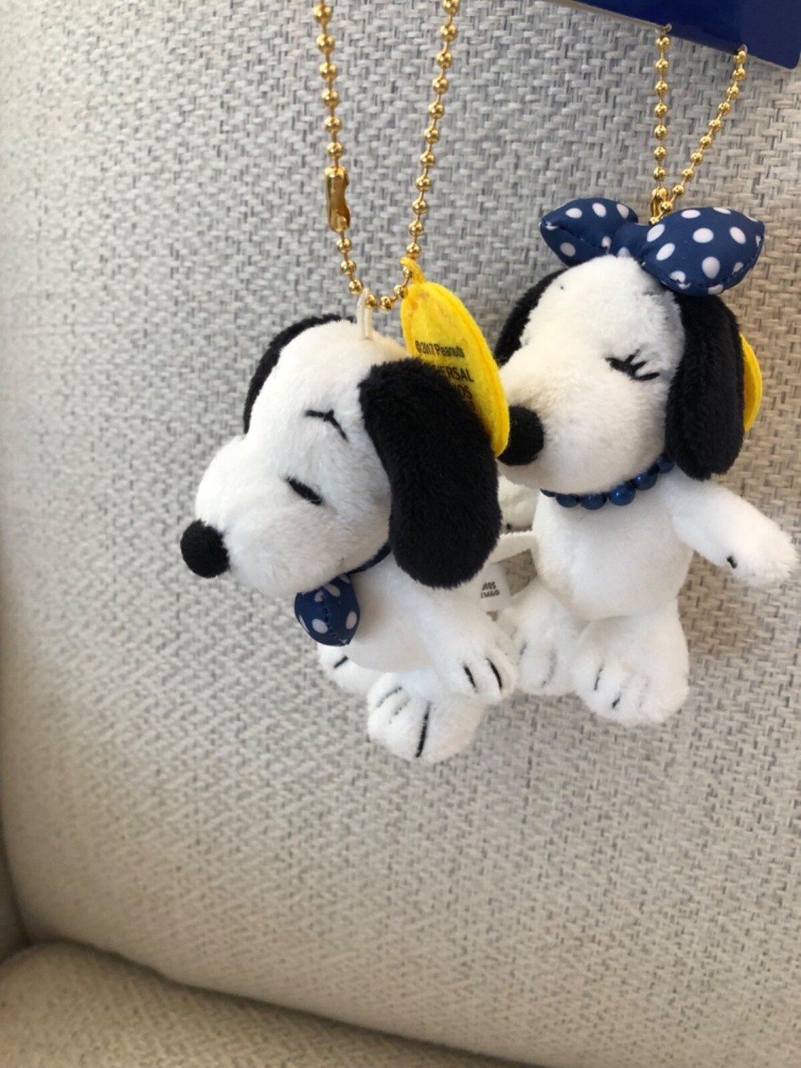 Nwt snoopy and belle Universal Studio Japan Keychain Plush | eBay