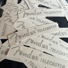 Fender telecaster headstock decal / non-waterslide / peel and stick   