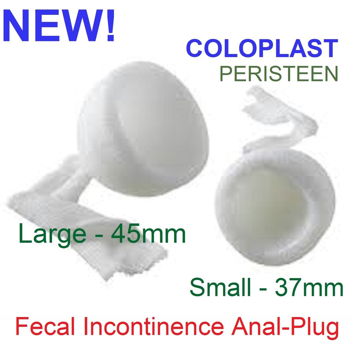 Coloplast 1450 Rectal Plug Fecal Incontinence Anal Tampon , Small - 15  Piece for sale online | eBay