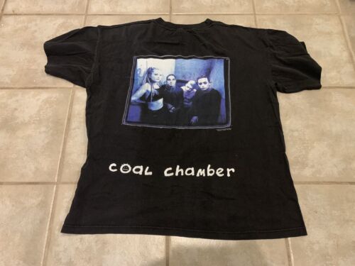 Chemise vintage chambre à charbon 1997 XL années 90 Deftones nu métal outil à grain Linkin Park - Photo 1/9