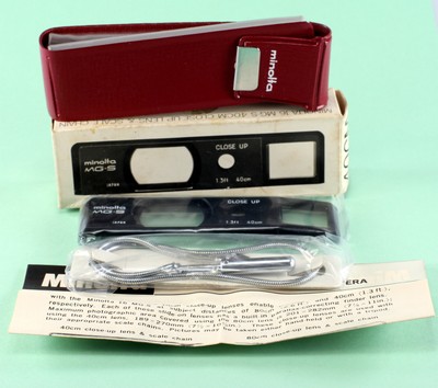 Vintage Minolta 16 MG-S Close-up Lens and Chain Set | eBay