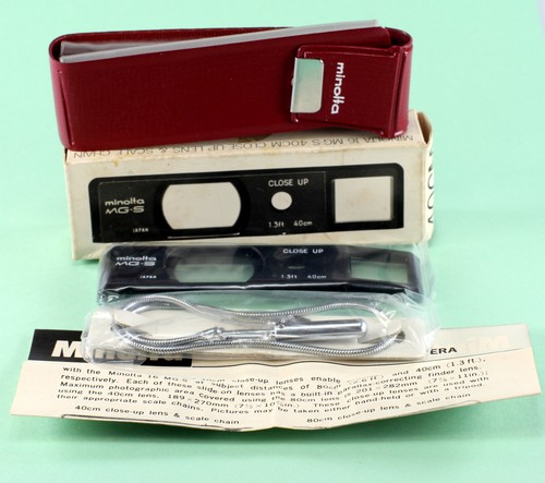 Vintage Minolta 16 MG-S Close-up Lens and Chain Set - 第 1/2 張圖片