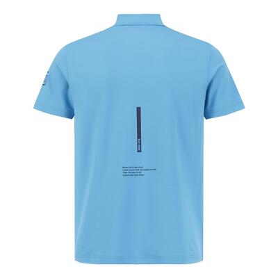 【PEARLY GATES】 Monogram Pattern Mock Neck Panel T-Shirt Genuine PEARLY GATES GOLF Mens Mixed Pattern Mock Neck Short