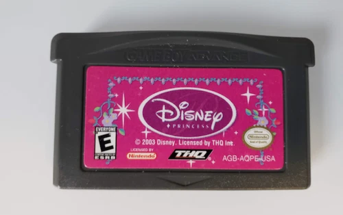 Nintendo Gameboy Advance Disney Princess Game AGB-AQPE-USA Tested