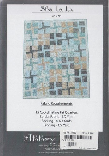Sha La La - modern pieced quilt PATTERN - Abbey Lane Quilts - Picture 3 of 3