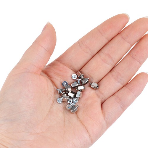 10Set Hand Tool Mounting Stand Off Screw Hex Nut for A-SUS M.2 SSD Motherbo-$y - Afbeelding 5 van 12