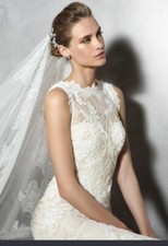 Pronovias Wedding Gown Style Terence Sz 12 Nwot