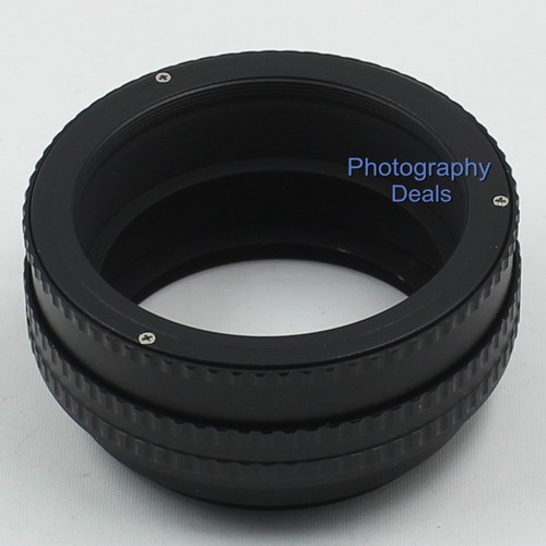 M58 to M58 17mm-31mm Adjustable Focusing Helicoid Adapter Macro Extension Tube - Picture 2 of 7