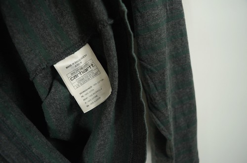 CARHARTT WIP _ HERREN RUNDHALS GESTREIFTES LANGARM T-SHIRT GLEESON SWEATSHIRT _ S - Bild 3 von 4