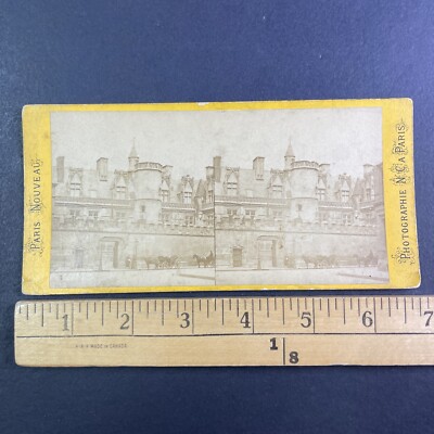 Musee de Cluny Museum Paris France Stereoview Antique c1870 Y8219