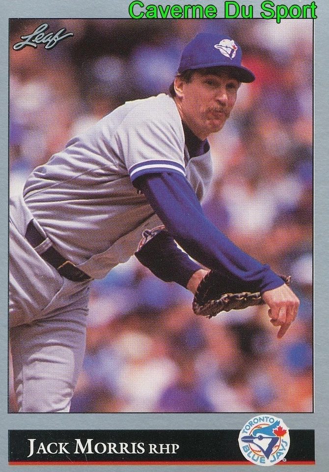 425 JACK MORRIS TORONTO BLUE JAYS BASEBALL CARD LEAF 1992 - Photo 1/1