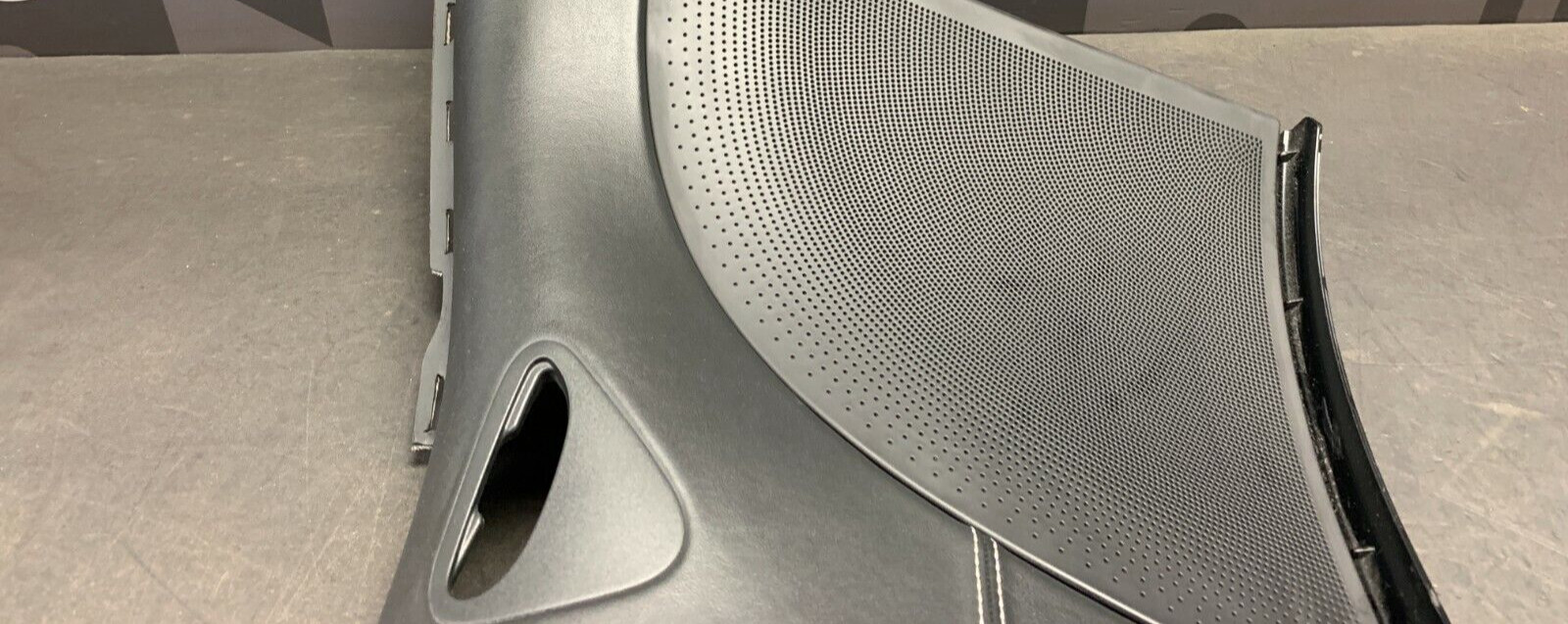 2012 AUDI R8 V10 GT OEM LEATHER REAR SPEAKER COVER PANELS PILLARS