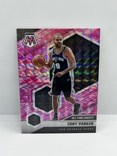 2020-21 Mosaic Basketball Tony Parker PINK Camo All Time Greats 282 Panini Spurs