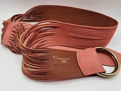 Anthropologie Tonya Double O-Ring Leather Belt Size XS/S Tonya Double O-Ring Belt | Anthropologie main image 3