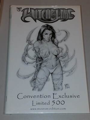 WITCHBLADE CONVENTION EXCLUSIVE SKETCH #62 NM+ (9.6 OR BETTER) COA MARCH 2003