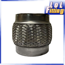 Us Ship 4 Id X 4ol Exhaust Flex Pipe Stainless Braided Interlock Coupling Tube Us Ship 4 Id X 4ol Exhaust Flex Pipe Stainless Braided Interlock Coupling Tube