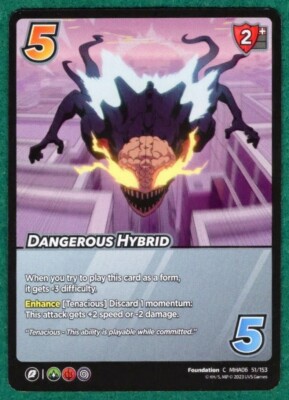 Dangerous Hybrid - My Hero Academia: Jet Burn (MHA06) #51 - UniVersus TCG Card