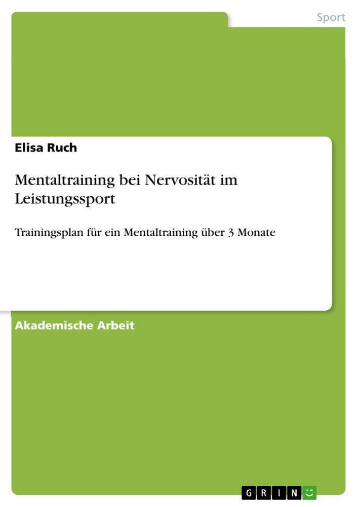 Thumbnail - Mentaltraining Bei Nervosität Leistungssport Elisa Ruch Taschenbuch