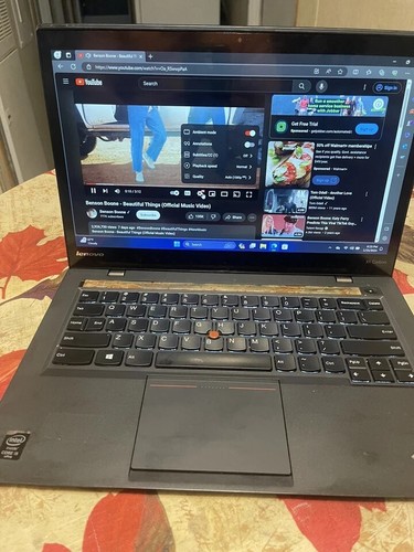Lenovo X1 Carbon i5-4300U 1.90GHz 8GB 256 SSD TOUCH SCREEN WINDWS 11 PRO+Backlit - Picture 17 of 21