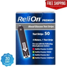 ReliOn Premier Blood Glucose Test Strips, 50 Count Do not reuse test strips best