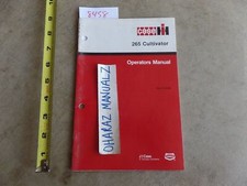 CASE 265 Cultivator Operator's Manual 9-13550