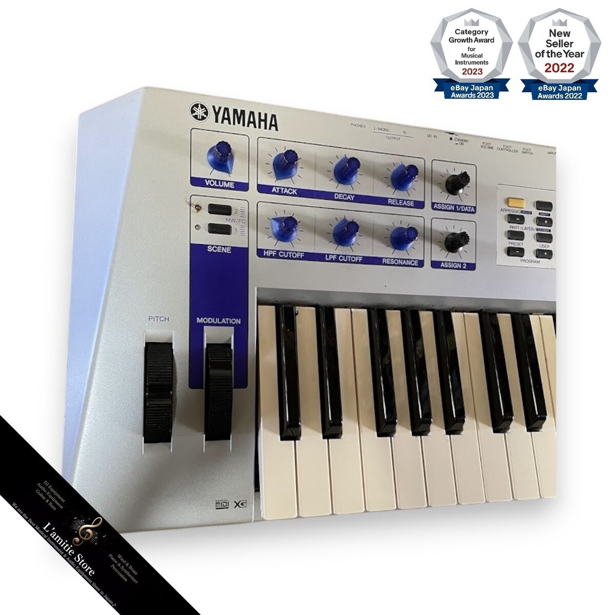 Yamaha CS2X CONTROL Keyboard Synthesizer Analog Modeling Yamaha CS2X CONTROL Keyboard Synthesizer Analog Modeling