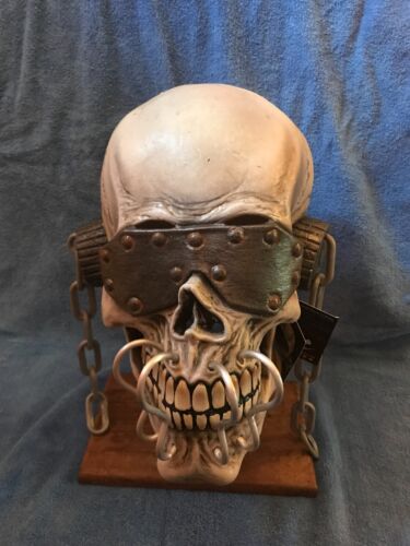 Halloween MEGADETH VIC RATTLEHEAD Latex Deluxe Mask Trick or Treat Studios NEW - Picture 9 of 11
