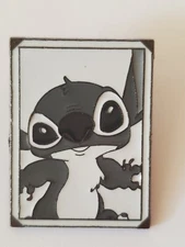 Stitch Snapshot Black and White Photo Disney Trading Pin New