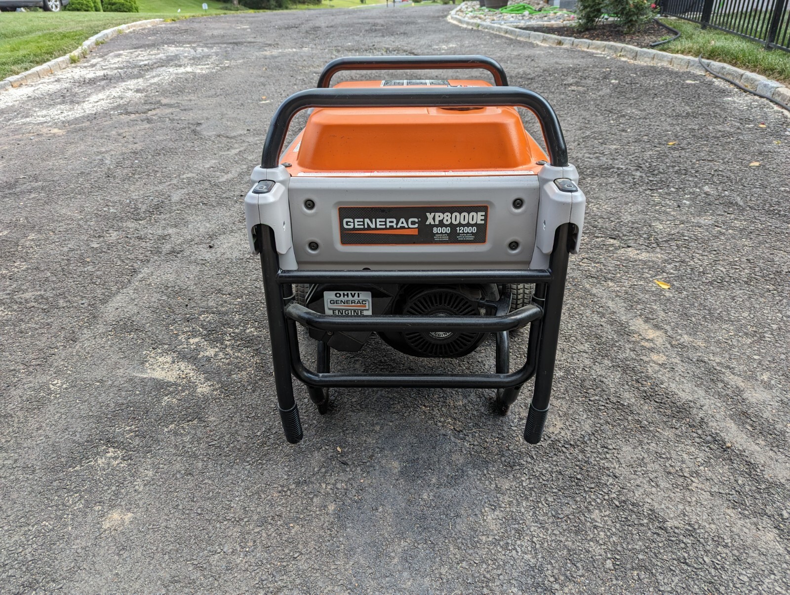 Generac XP8000E portable generator + Manual transfer switch + 60ft