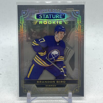 Brandon Biro 2022-23 Upper Deck Stature Rookie #'d /399