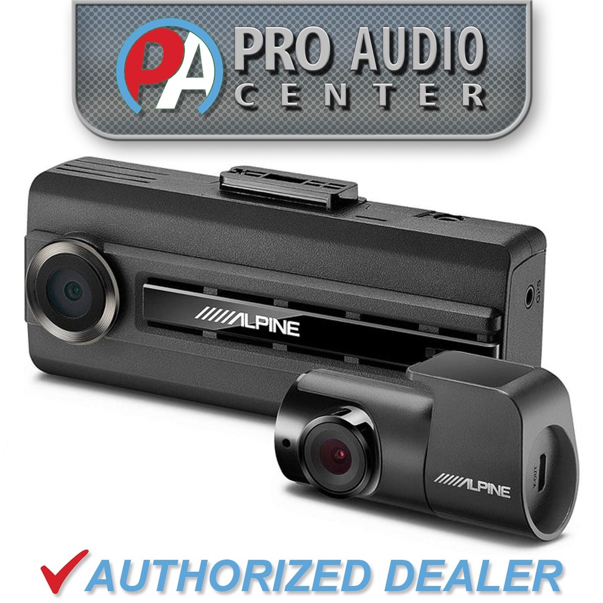 DVR-C310R Alpine Premium 1080P Dash Camera Bundle (Front & Rear