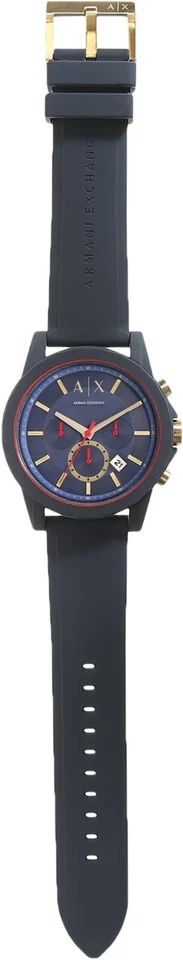 Reloj de vestir Armani Exchange cronógrafo para hombre con correa de silicona Foto 2 de 4