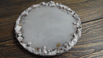 9'' Handmade Resin Frozen Ice Lake for Villages Dioramas Railroads Displays #302