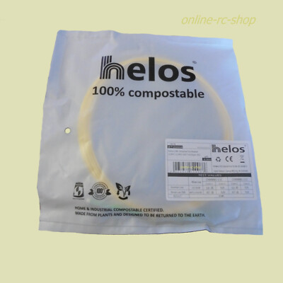 Helos LWL Simplex Patchkabel LC / APC-LC / APC G657 9/125µm OS2 3m