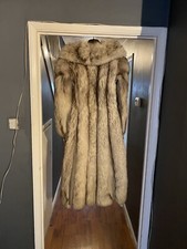 Sliver Fox 3/4 Fur Coat Sacks And Brendlor 1970s