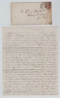 CIVIL WAR LETTER - 28th Wisconsin Vols - Builds Fort in Arkansas, Rebel Attacks