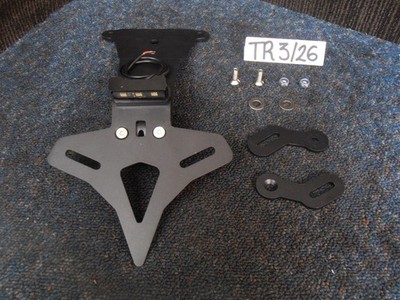 Ducati Scrambler 800 Cafe Racer Rear Number Plate Holder & Light 2019-22 3/26
