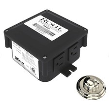 Rohl As550pn Waste Disposal Control Box With Air Switch Button Polished Nickel