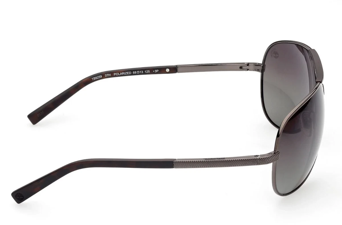 NEW TIMBERLAND TB9259 07H Gunmetal with Brown POLARIZED Sunglasses 68-13-125MM