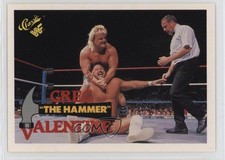 1990 Classic WWF Greg Valentine Greg The Hammer Valentine #86 0t2