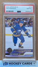 2023-2024 Upper Deck Series 2 Zach Benson #474 Young Guns PSA 10