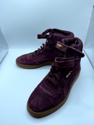 Puma Sky II Hi 364395-04 Womens US 6 Sneaker Purple Suede Lace Up Athletic Shoes