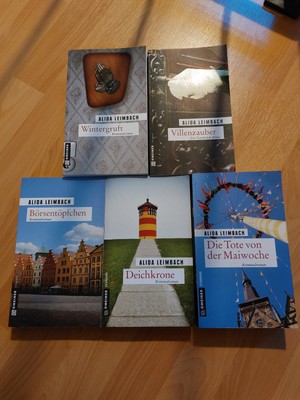 Osnabrück-Krimi, Alida Leimbach, Band 1-5, Regionalkrimis z.B. Maiwoche